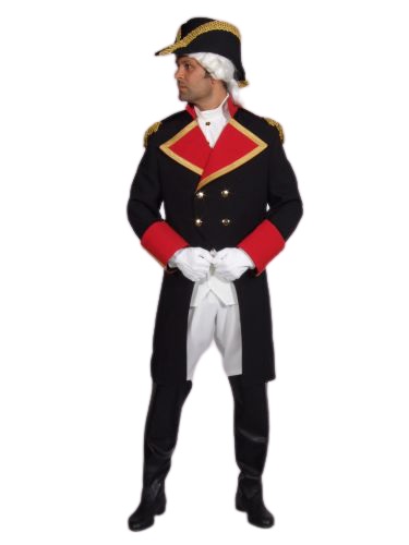 Admiraal - Willaert, verkleedkledij, carnavalkledij, carnavaloutfit, feestkledij, historisch, terug in de tijd, 1800, 1900, van oermens tot baron en barones